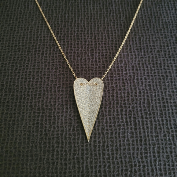 Mary Louise Designs Elongated Heart❤ Slider Pendant Necklace - Picture 12 of 16